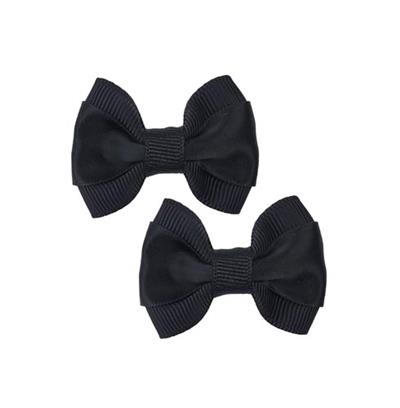 Barker's Bowtique Formal Wear Black Dog Hair Bows
