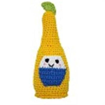 Knit Knacks Beer Bottle with Lime Dog Toy