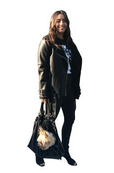 The Dog Squad Black Hollywood Tote Dog Carrier