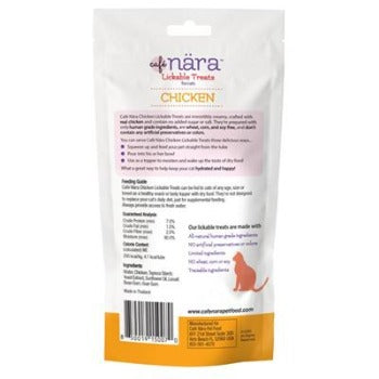 Caru Pet Food Company Cafe Nara Lickable Chicken Treats for Cats