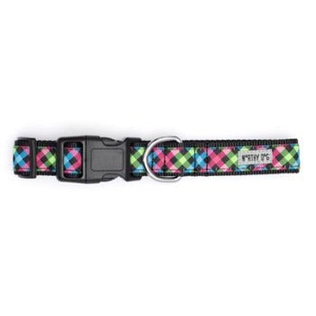 The Worthy Dog Carnival Check Dog Collar