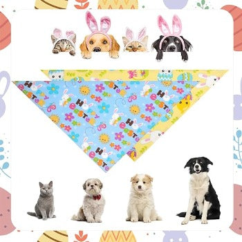 Colorful Easter Dog or Cat Bandana