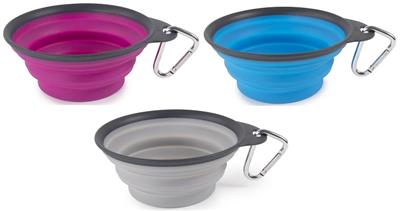 Collapsible Pet Travel Cup with Carabiner
