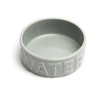 Park Life Designs Grey Classic Pet Water Bowl