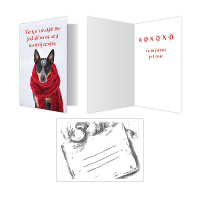 Tank U 4 makin me feel all warm and toastey insyde Pet Sitter Card