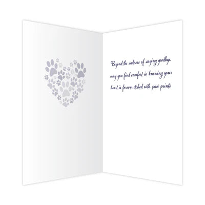 When Tomorrow Starts Without Me....Pet Sympathy Card