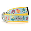 The Worthy Dog Easter Eggs 1" Wide Dog Collar