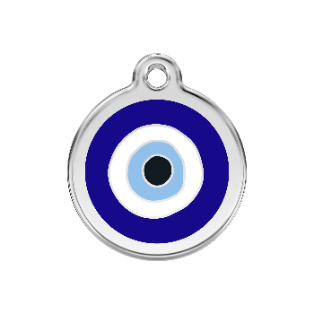 Red Dingo Evil Eye Pet ID Tag
