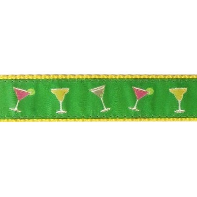 Preston Ribbons 3/4" Happy Hour Dog Collar & Leash Collection