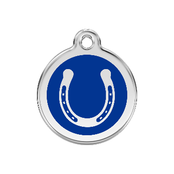 Red Dingo Dark Blue Pet ID Tag