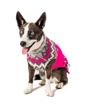 Chilly Dog Hot Pink Ski Dog Sweater
