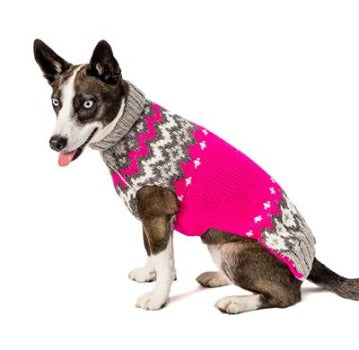 Chilly Dog Hot Pink Ski Dog Sweater