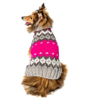 Chilly Dog Hot Pink Ski Dog Sweater