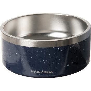 Hydra Gear Navy Speckle Double Wall Dog Bowl 32 oz