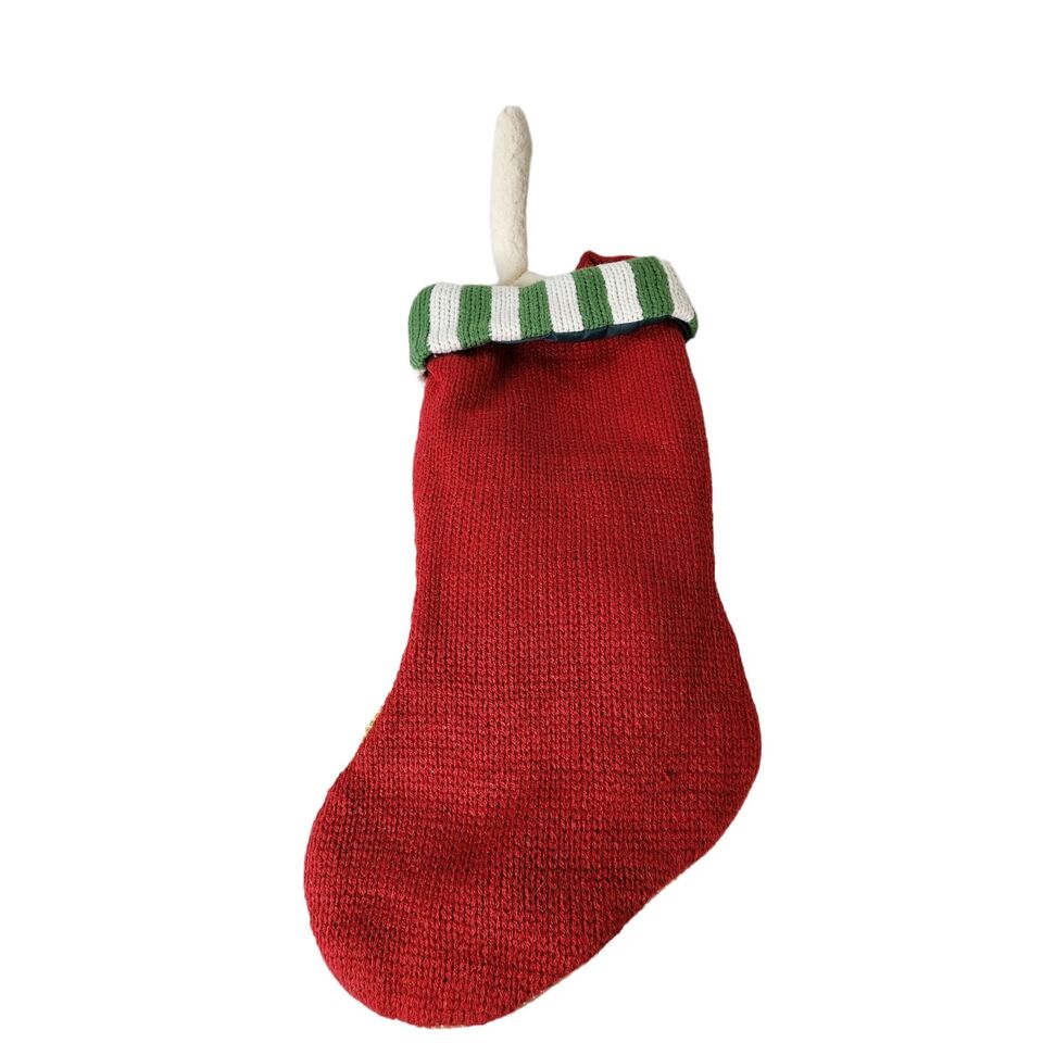 Knit 3D Cat or Dog Stocking