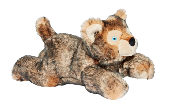 Fluff & Tuff Lobo Wolf Pup Plush Dog Toy