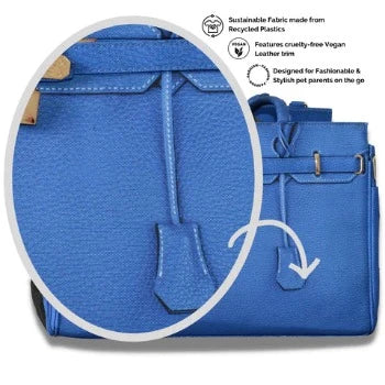 A Pet with Paws Cobalt Blue Madison Carrier With Pet-Trek®