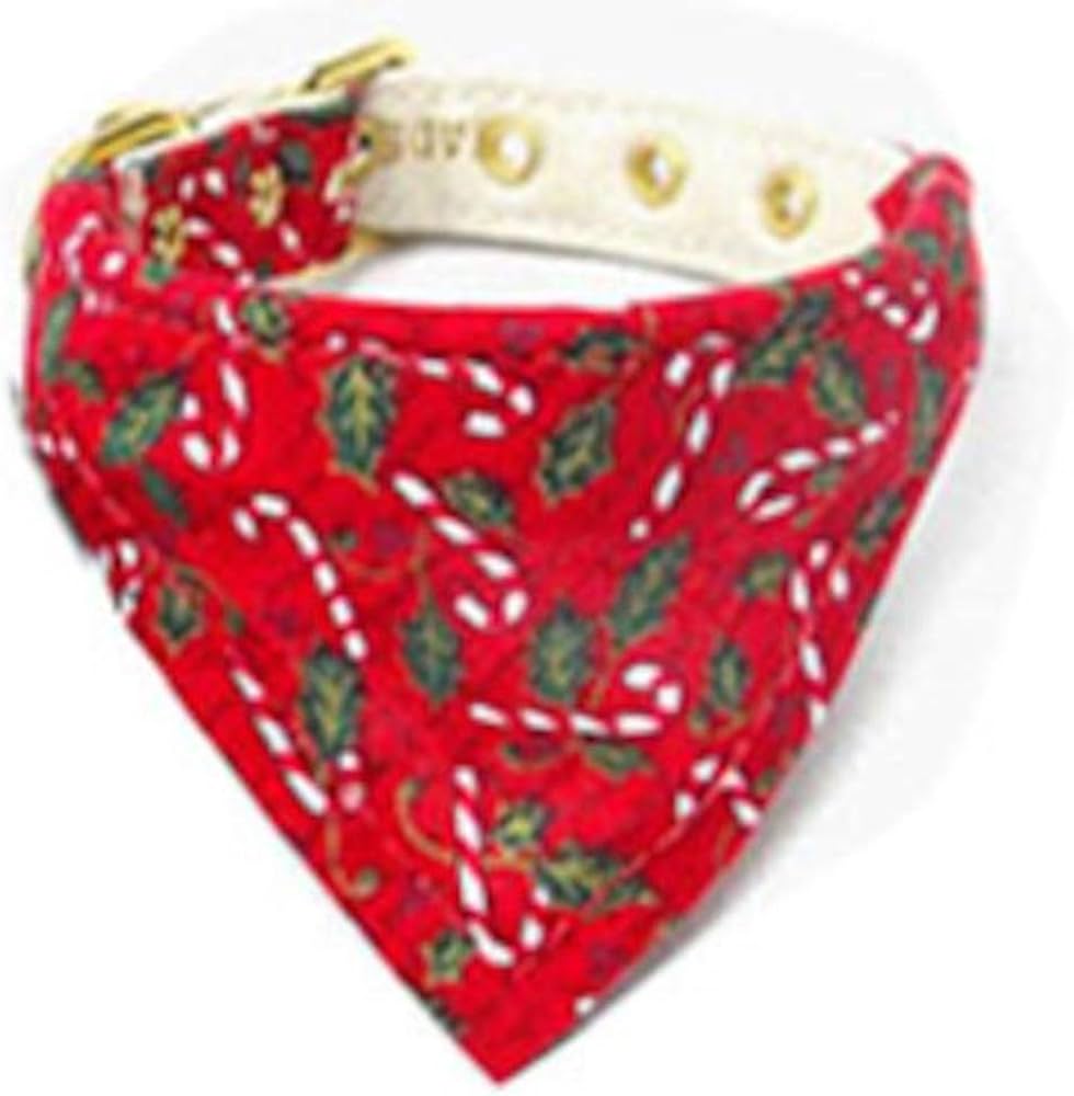 Candy Cane Bandana Collar