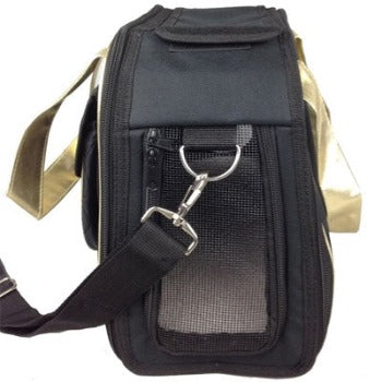 Black Mystique Airline Approved Fashion Pet Carrier