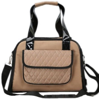 Beige Mystique Airline Approved Fashion Pet Carrier