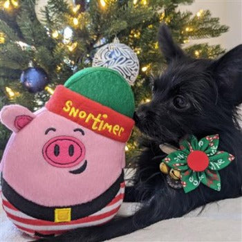 Huxley & Kent Naughty & Nice Pinwheel Dog Collar Bow