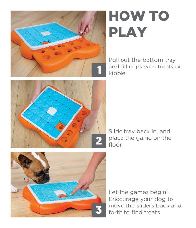 Challenge Slider Interactive Treat Puzzle Dog Toy