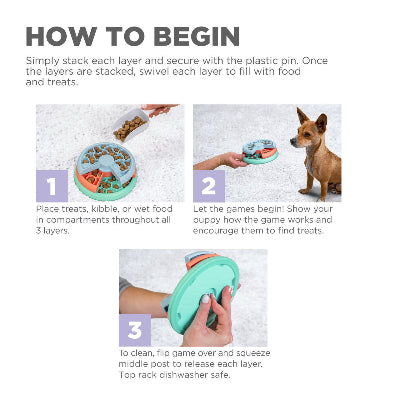 Nina Ottosson Puppy Lickin' Layers Dog Puzzle Game
