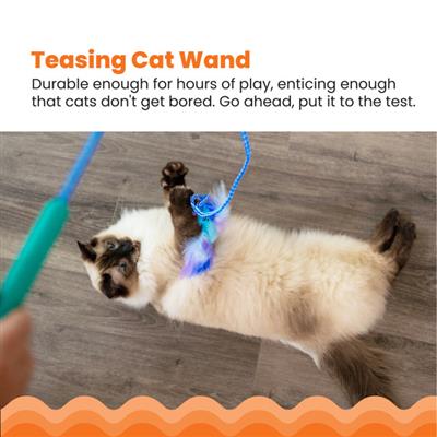 Tail Teaser Air Prey Interactive Cat Wand Toy