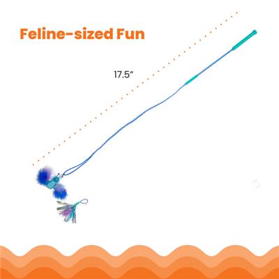 Tail Teaser Air Prey Interactive Cat Wand Toy