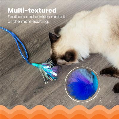 Tail Teaser Air Prey Interactive Cat Wand Toy