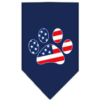 Navy Patriotic Paw Dog Bandana