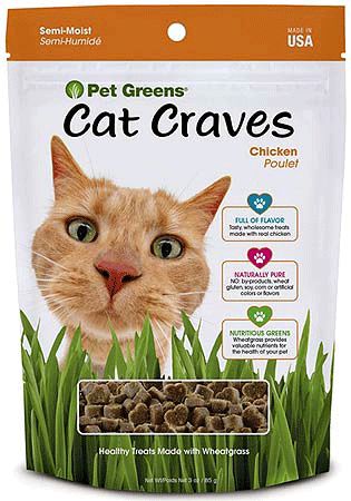 Bell Rock Growers Pet Greens Semi-Moist Cat Treats - Roasted Chicken - 3 oz