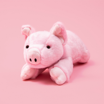 Fluff & Tuff Petey Pig Plush Dog Toy