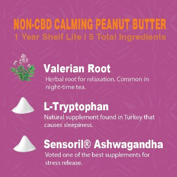 Poochie Butter - Calming Peanut Butter 4oz (No CBD)