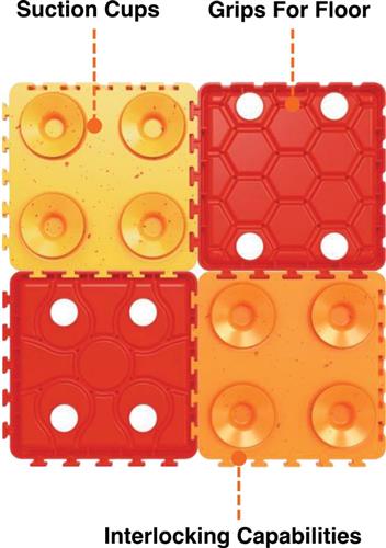 Poochie Butter 4 Piece Lick Pad w/ Interlocking Pieces