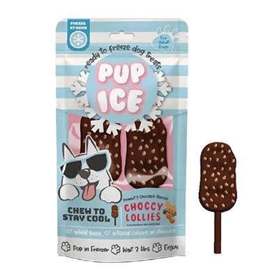 Pup Ice Choccy Lollies Peanut and Chocolate