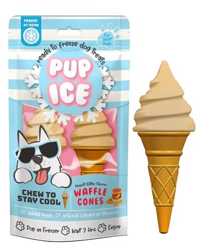 Pup Ice Waffle Cone Chew Toy