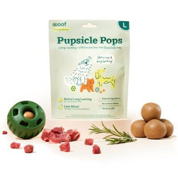 Woof Pet Pupsicle Pops - Long Lasting Treats for Pupsicle Toy