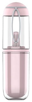 Pet Life Pink 'PYURE' Handheld Travel Filtered Pet Water Feeder