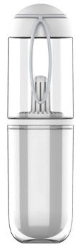 Pet Life White 'PYURE' Handheld Travel Filtered Pet Water Feeder