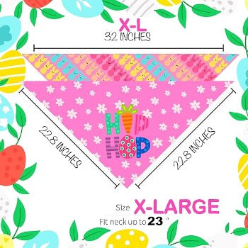 Reversible Easter Dog or Cat Bandana