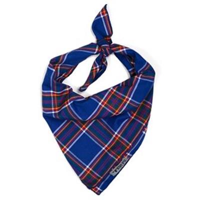 Royal Plaid Tie Bandana