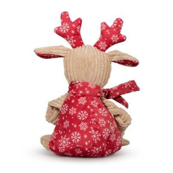 HuggleHounds Jingle All The Way Rudy Reindeer Dog Toy