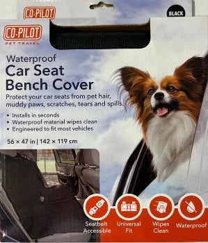 Precious Tails Co-Pilot Waterproof Car Seat Bench Cover