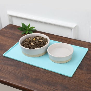 Park Life Designs Blue Silicone Mess Free Pet Placemat