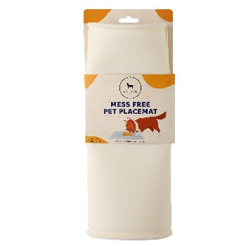 Park Life Designs White Silicone Mess Free Pet Placemat