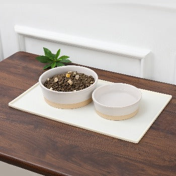 Park Life Designs White Silicone Mess Free Pet Placemat