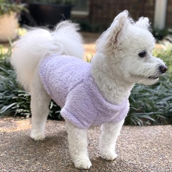 Doggie Design Lavender Soft Plush Pullover Top