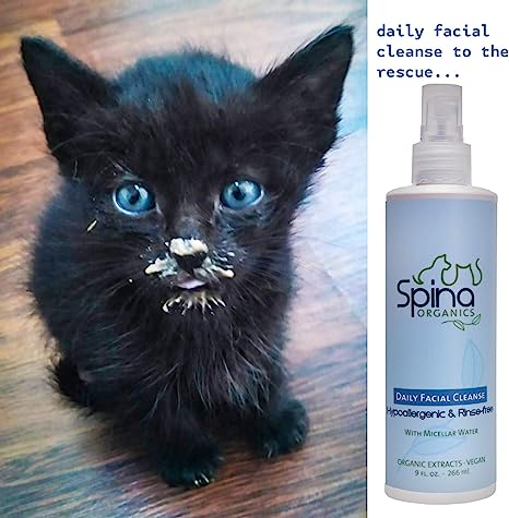 Spina Organics Dog Daily Facial Cleanse