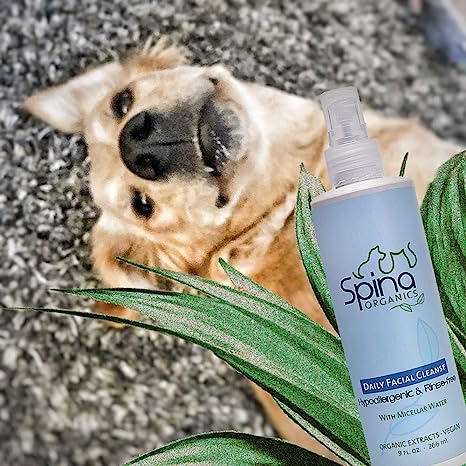 Spina Organics Dog Daily Facial Cleanse